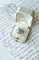 Bague 54 Bague Marguerite ancienne Turquoise et Diamants 58 Facettes