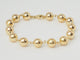Bracelet Bracelet Marseillais Boules en or jaune 58 Facettes 33312
