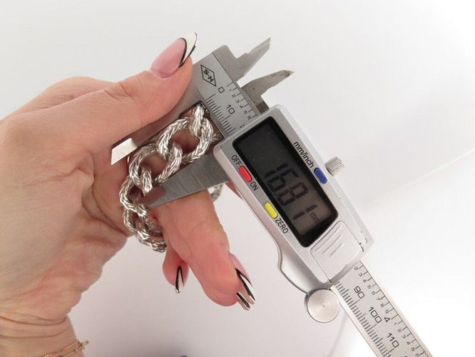 Bracelet vintage bracelet HERMES gourmette vendome georges lenfant en argent 58 Facettes 259816