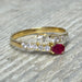 Bague Bague toi et moi rubis diamants 58 Facettes 221