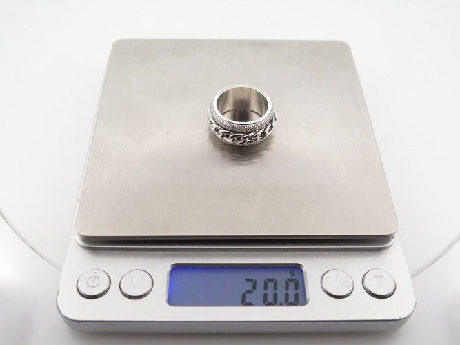 Bague 54 bague PIAGET possession motif chaine or diamant 1.75 ct 58 Facettes 258753