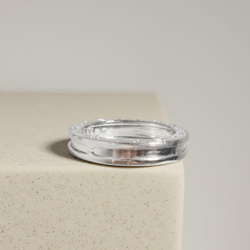 Bague 59 Bague B-Zero 1 en or blanc BULGARI 58 Facettes 2744