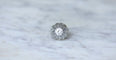 Bague 45.5 Bague Boule Spirale Diamant et Platine 58 Facettes