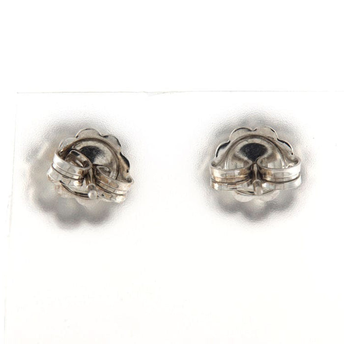 Boucles d'oreilles Boucles d'oreilles puces en or blanc et diamants 58 Facettes G3543
