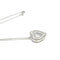 Collier Collier Coeur en Or Blanc et Diamants 58 Facettes UN0058