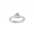 50 Solitaire or blanc diamant 0,30 carat 58 Facettes 150151R