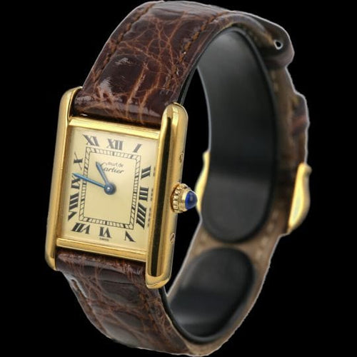 Montre Cartier Montre Tank Vermeil 58 Facettes MT42588