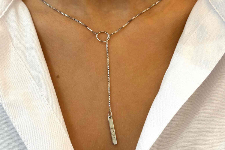 Collier GUCCI - Collier Link to love en or blanc 18k 58 Facettes 25529