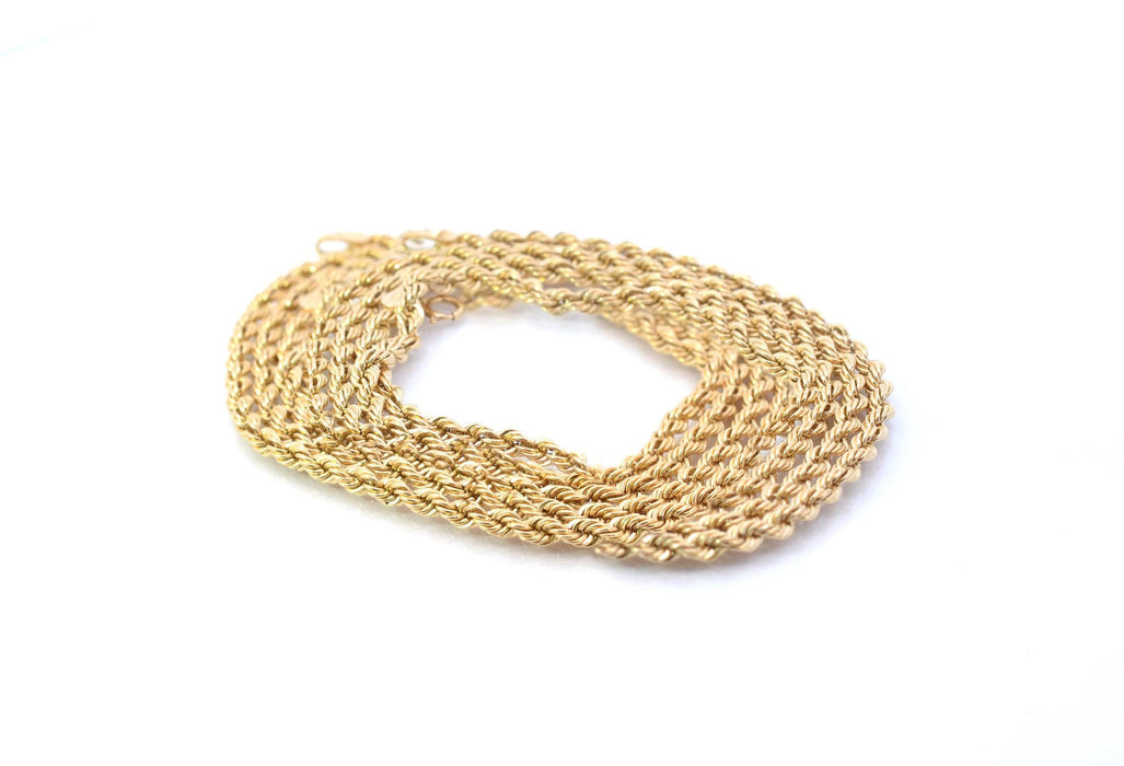 Gold twisted chain