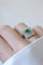 Bague émeraude colombienne double entourage diamants 58 Facettes