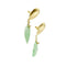 Boucles d'oreilles Boucles d'oreilles en jade et diamant 58 Facettes 37433