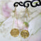 Boucles d'oreilles Pendants d'oreilles or jaune et médailles 58 Facettes 25-007