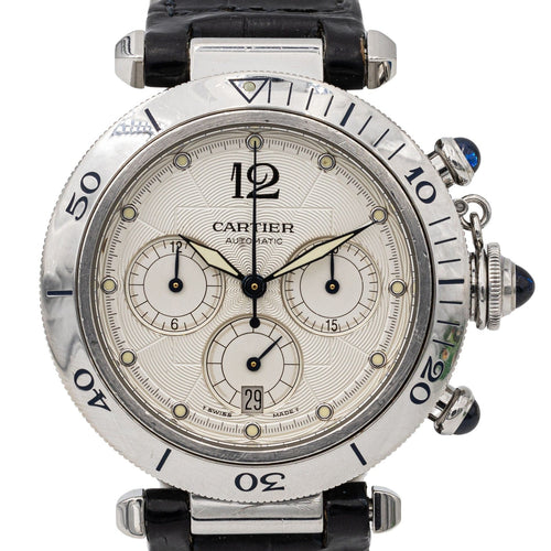 Montre Cartier Montre Pasha Acier 58 Facettes 2912909CN