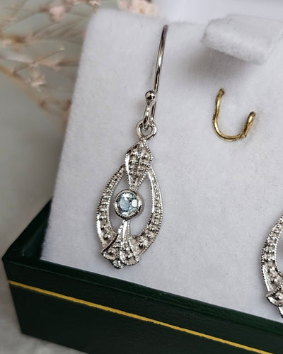 Boucles d'oreilles Boucles d'oreilles Aigue-marines 58 Facettes 626