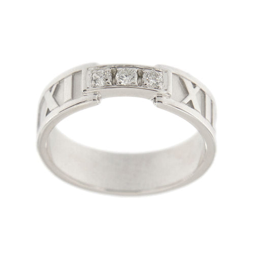 Bague Alliance avec diamants 58 Facettes 30977