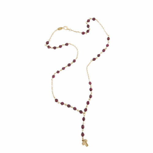 Collier Collier chapelet avec grenats 58 Facettes 34278