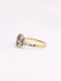 Bague 57 Bague marguerite ancienne, diamants taille rose 58 Facettes J306