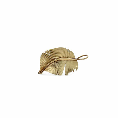 Broche HERMES - Broche Plume 58 Facettes REF23126CF