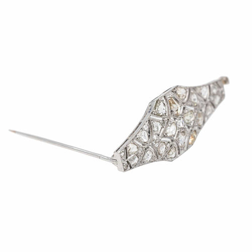 Broche Broche Epingle Or blanc Diamant 58 Facettes 3376672CN