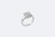 Bague 55 Bague en or blanc et diamants 58 Facettes ANL671