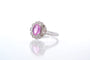 Bague 52 Bague saphir rose et diamants 58 Facettes 25429 25445