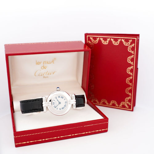 Montre CARTIER -Montre Must Colisée Silver - Ivory roman dial 58 Facettes