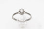Bague 66 Bague ancienne française en or blanc avec un diamant de 0,40 ct 58 Facettes 9366V