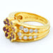 Bague 51 BOUCHERON - Bague or jaune diamants rubis 58 Facettes 239