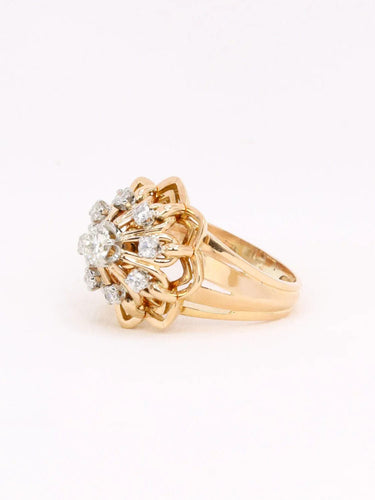Bague Bague dome vintage diamants 58 Facettes 959