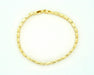 Bracciale in oro giallo peso gr. 27 58 Facettes