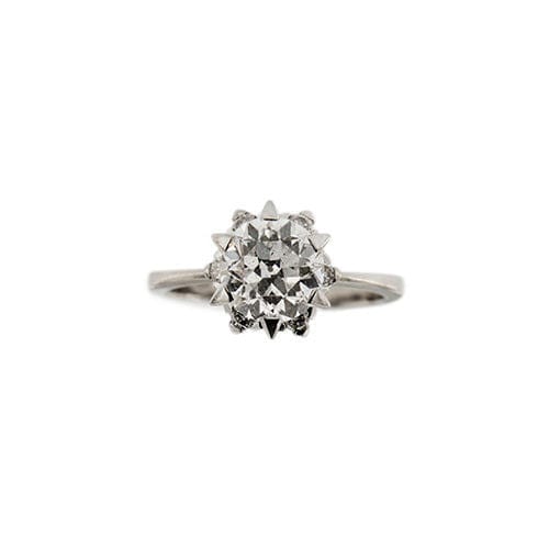 Bague 50 Bague solitaire avec diamant 58 Facettes 33443