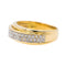 Bague 50 Bague Demi alliance Or jaune Diamant 58 Facettes 3140233CN