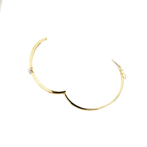 Bracelet Bracelet rigide avec diamants 58 Facettes 36554