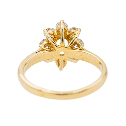 Bague 55 Bague Pompadour Or jaune Saphir 58 Facettes 3332916CN