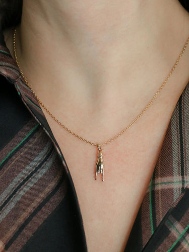 Pendentif Pendentif Charms main signe des cornes or jaune 58 Facettes 1099.15