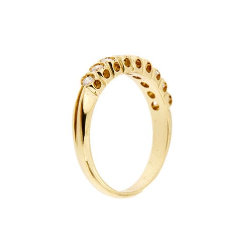 Bague 55 Bague Riviera avec diamants de 0,60 ct 58 Facettes 36983