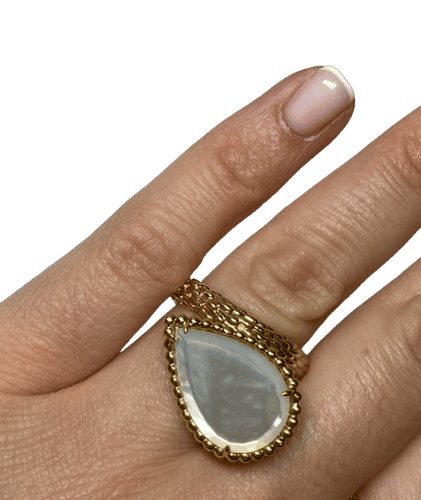 Bague 53 Boucheron - Bague Serpent de Bohème Or Jaune Nacre 58 Facettes 250163