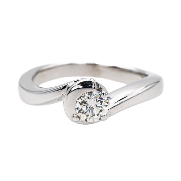 Bague 52 Bague Solitaire Or blanc Diamant 58 Facettes 3319594CN