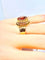 Bague 51.5 Bague en or jaune 18 carats et citrine Madère 58 Facettes AB496