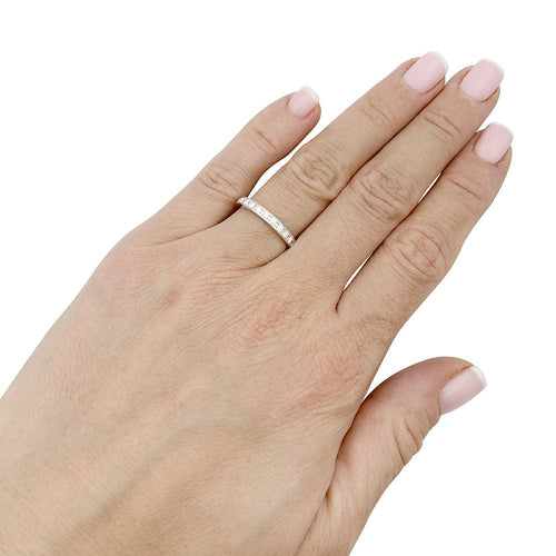 Bague 53 Alliance Boucheron "Beloved" platine, diamants. 58 Facettes 33653