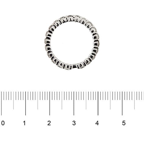 Bague 54 Alliance américaine diamants 2,10 ct 58 Facettes 37140