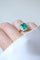Bague 52.5 Bague Marguerite émeraude Colombie 3.20 Cts et diamants 58 Facettes