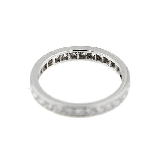 Bague 51 Bague d'éternité avec diamants de 1,45 ct 58 Facettes 36705