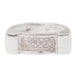 Bague 50 Bague or blanc diamants 58 Facettes 23016