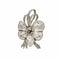 Broche Broche or blanc fleur dentelée 58 Facettes REF24101CF-264