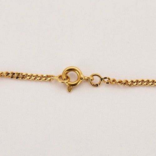 Pendentif Pendentif croix et maille gourmette 58 Facettes MEA4280