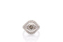 Bague 54 Bague diamant de 1,41cts J/VS2 en platine 58 Facettes 26866-27081
