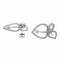 Boucles d'oreilles Boucles d'oreilles Feuille Or blanc Diamant 58 Facettes 3367695CN