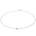 Collier Collier Solitaire Or blanc Diamant 58 Facettes 2609057CN