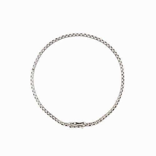 Bracelet Bracelet tennis en diamant noir de 1,58 ct 58 Facettes 34310